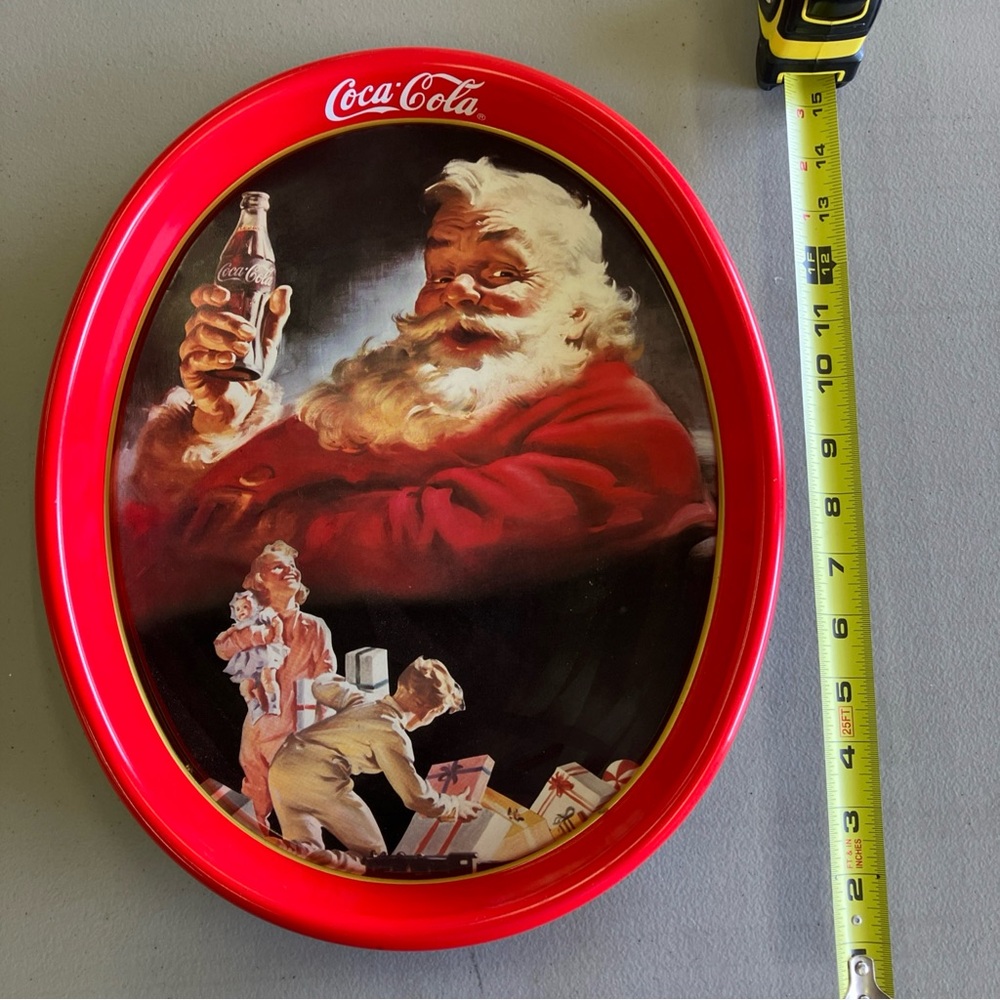 Coca-Cola Santa Claus Decorative Tray